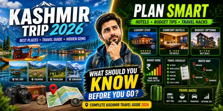 Kashmir Trip in 2026: Best Places, Hotels, and Travelling Tips