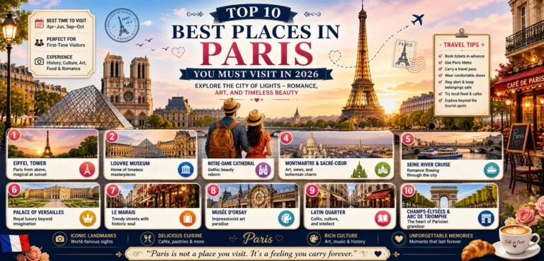 Top 10 Best Places in Paris You Must Visit in 2026
